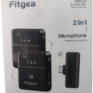 Fitgear Portable Wireless Lavalier Microphone