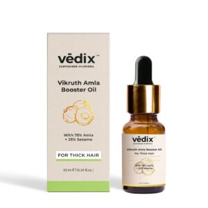 Vedix Customised Ayurvedic vikruth amla booster hair oil 10 ml
