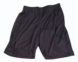Private Lable Plain Polyester Mens Black Sports Shorts size XL