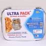 Private Lable Ultra pack aluminium foil containers with lid 25pcs 250ml capacity