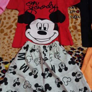 Private Lable Kids clothing sets Red Colour dress pack of 1 Size 18