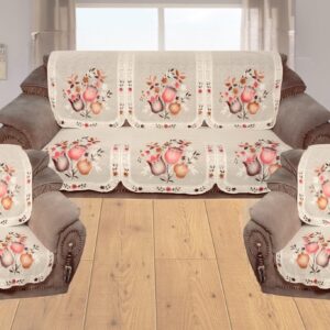 Private Lable Net Sofa Cover 5 Seter Multicolour