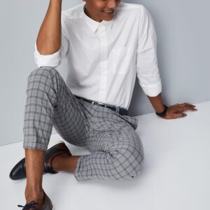 max Men Regular Fit Cotton Casual Shirt white colour size M