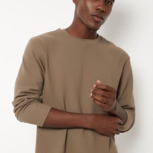 max max men slim fit t shirt beige colour full sleeves size L