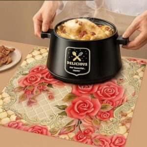 Private Lable Vinyl Industries PVC Fridge Multi Purpose MatsFridge Mats Set of 4