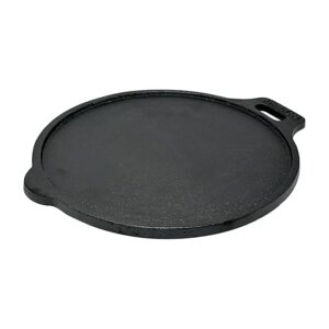 The Indus Valley Super Smooth Cast Iron Tawa for Dosa Chapathi black