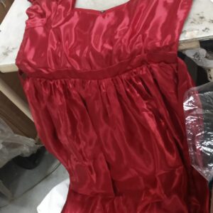 Private Lable Women Maxi red Full Length Dress Size XL