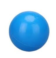 Private Lable blue colour plastic ball 1 pcs