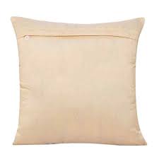 Private Lable beige colour cotton cushion 1 pcs