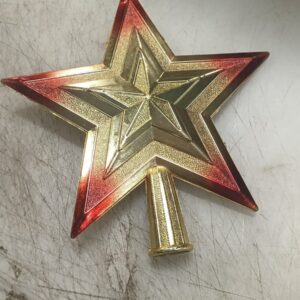 Private Lable christmas Tree Top Star golden colour