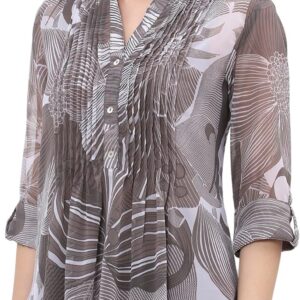 BIBA Women Printed Polyester Aline Kurta Grey size 34