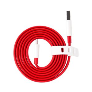 OnePlus Warp Charge TypeC Cable White And Red Colour