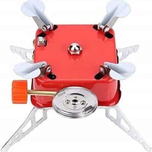 Kovar Portable Gas Stove Stainless Steel Red
