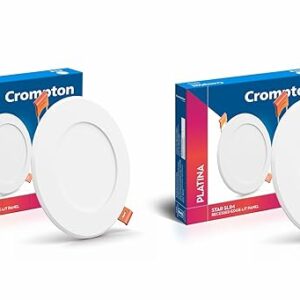 Crompton Platina Star Slim Recessed Edge Lit Panel 15Watt pack of 2