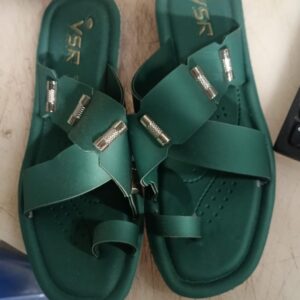 VSR Women Slipper Green Colour Size 6