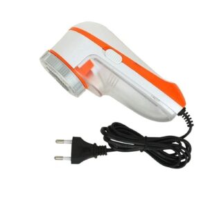 Nova Lint Remover Nlr 208 Electric Lint Remover For Clothes White And Orange Colour