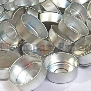 Private Lable Aluminium Tea Candle Empty 100 Pieces Containers 100 Candle Wicks