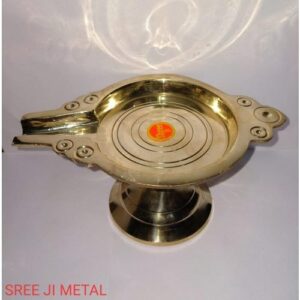 Private Lable Abhishek Patra Stand for God Idols Brass Abhishekam Stand Plate for Pooja