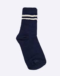 Private Lable school socks for girls navy blue colour