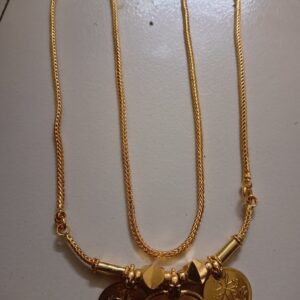 Private Lable gold 28 inch christian mangalya chain with mangalsutra set