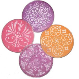 Buy Avneesh Rangoli Stencil Round Shape