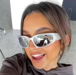 Private Label Wrap Around Fashion Sunglasses for Men Women Trendy Futuristic Sports Oval