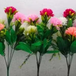 Private Label Artificial Flower Bunches For Home Balcony Garden Decoration Pack Of 3