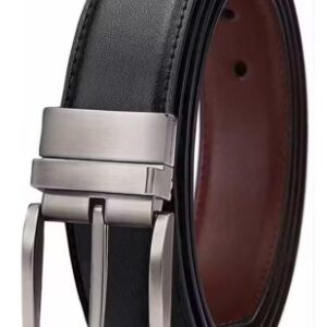 Private Label Men Formal Casual Party Evening Black Genuine Leather Belt