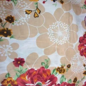 Private Label Cotton Dreamz Premium Glace Cotton Double Bed Bedsheet Set Multi