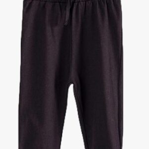 Private Label Boys Cotton Regular Fit Joggers Track Pant Black Size 32