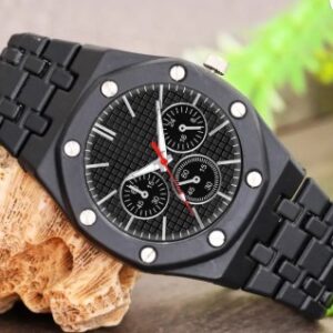 Private Label Analog Watch For Men Black