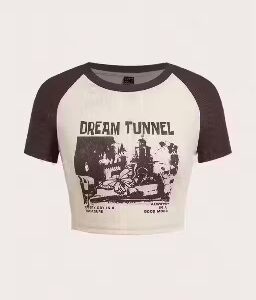 Private Label Womens Crop Top S Size Beige Brown