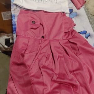Private Label whit top frock with pink jacket white and pink 26 size