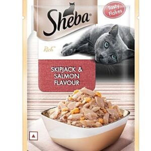 Sheba Skipjack Salmon Flavour Wet Cat Food 35 g