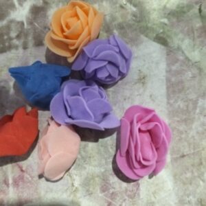 Private Label Artificial Rose Flower Heads MULTICOLOR