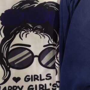 Private Label White Blue Colour Top Plazzo Set For Girls 36 Size