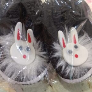 Private Label Black Colour New Bron Baby Socks Shoe