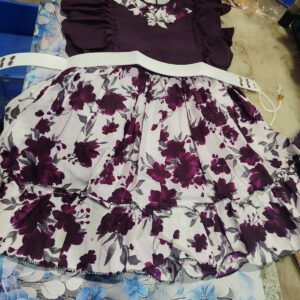 Private Label Frock girl stylish dress purple 24 size