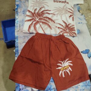 Private Label FANCY CLOTHING SET SUMMER 22 size white and brown