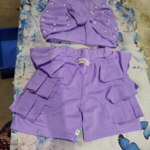 Private Label Pearl Bow Ruffle Coord 2. Lilac Charm Set 3. Daisy Pearl Ruffle Outfit 4. Twirl Glow Lavender Set 5. Elegance Bow Coord 6 Purple Blossom 18 sizeRuffle Wear 7 Pearl Shine Lavender Set