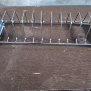 Private Label Rectangular Stainless Steel Plate Rack Shelves 6 Size