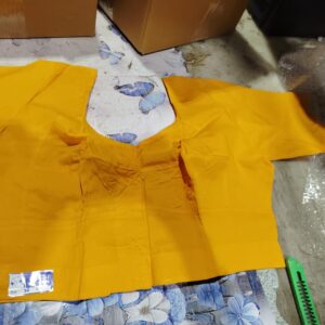 Private Label womans cotton blouse 34 size yellow colour