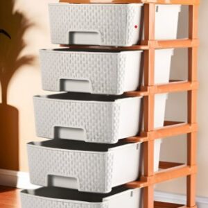 Private Label 6 Layers White Colour Modular Brown Border