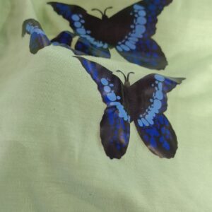 Private Label Green Colour T Shirt For Girls M Size