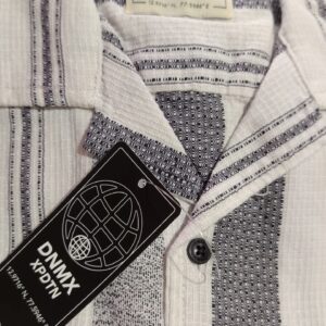 D N M X White Black Shirt S Size For Men