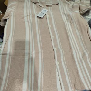 Dnmx mens t shirt m size white and beige colour