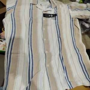 Dnmx mens t shirt white and beige colour xl size