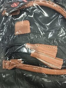 Private Label Womens Hand Bag Tan Black Colour