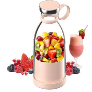 Private Label Portable Blender USB Rechargeable Mini Juicer Blender Electric Juicer 400ml