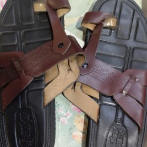 Bata 10 No Size brown Slip on Sandel For Men